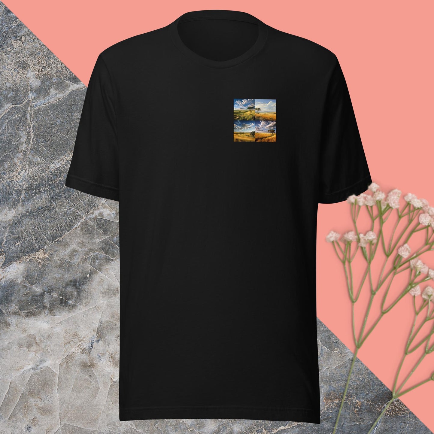 African Serengeti Splendor Tee-shirts- Back & Front Design