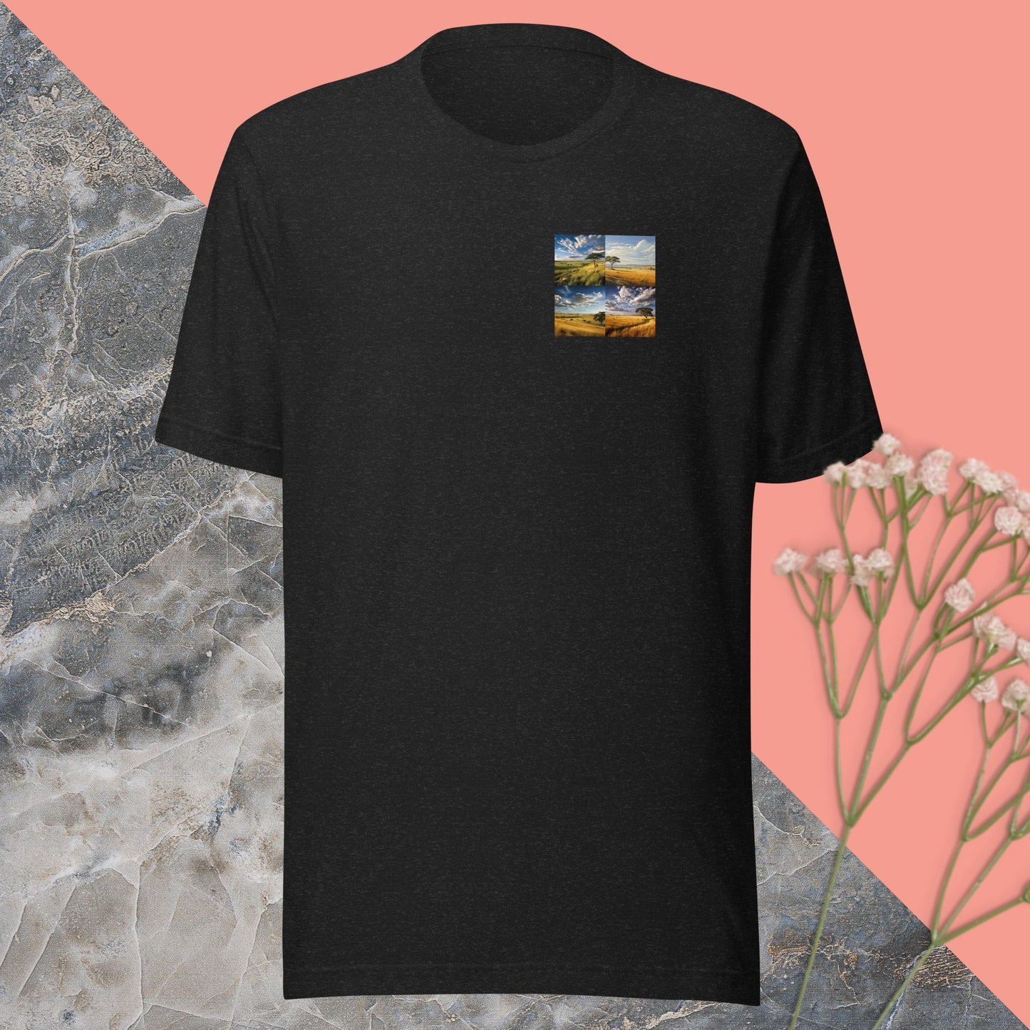 African Serengeti Splendor Tee-shirts- Back & Front Design