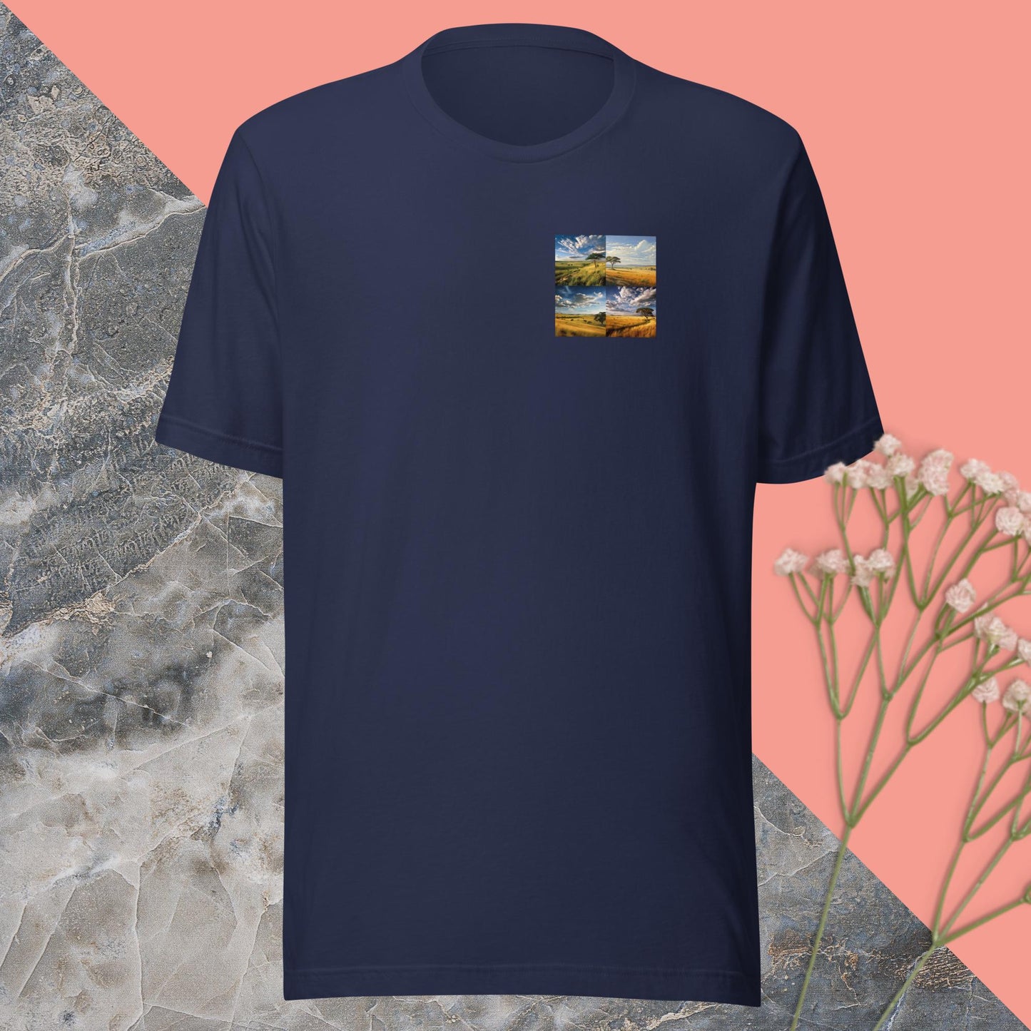 African Serengeti Splendor Tee-shirts- Back & Front Design