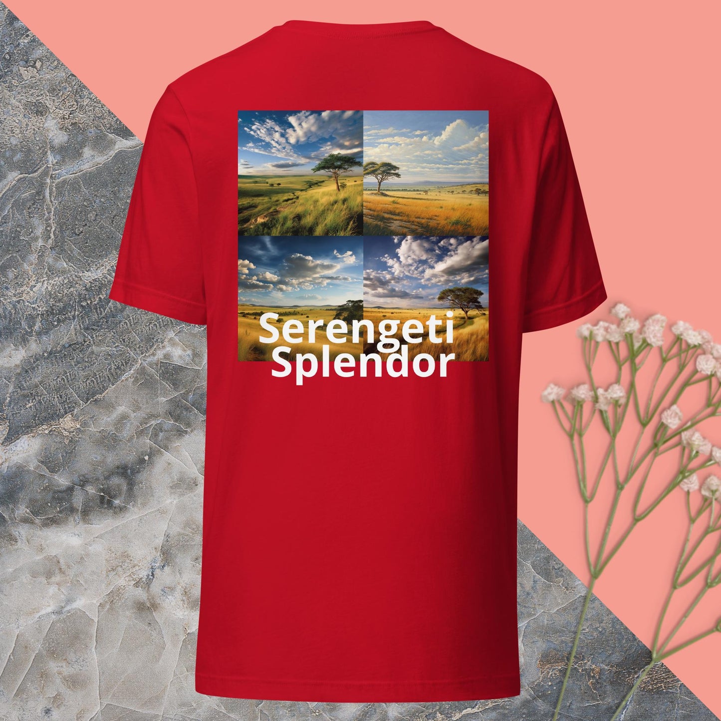 African Serengeti Splendor Tee-shirts- Back & Front Design