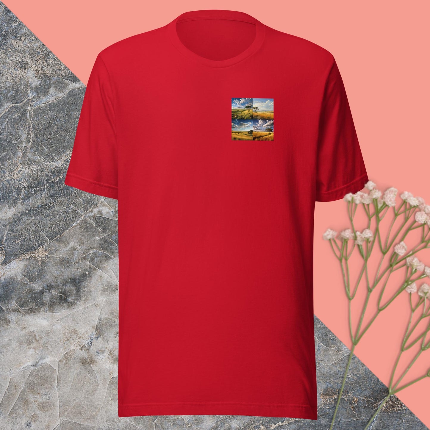 African Serengeti Splendor Tee-shirts- Back & Front Design