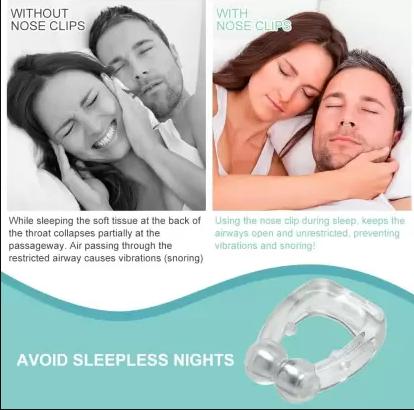 Anti Snoring Nose Clip Device for Men Women (Nose Clip)