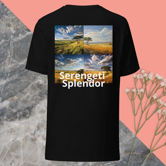 African Serengeti Splendor Tee-shirts- Back & Front Design